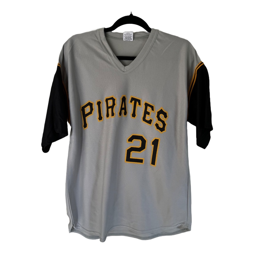 NWOT Roberto Clemente Pittsburgh Pirates Jersey by Park Antony Pro Sport